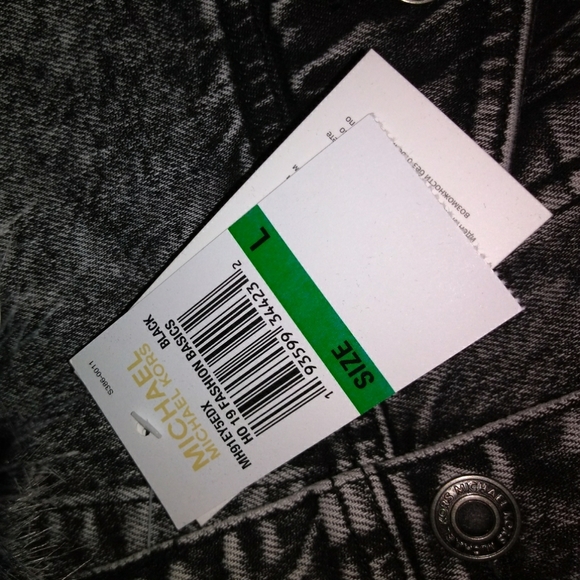 Michael Michael Kors Acid-Wash Denim Jumpsuit - Picture 7 of 13